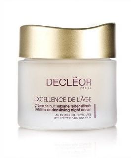 Decleor Excellence De LAge Sublime Re Densifying Night Cream 1.69oz