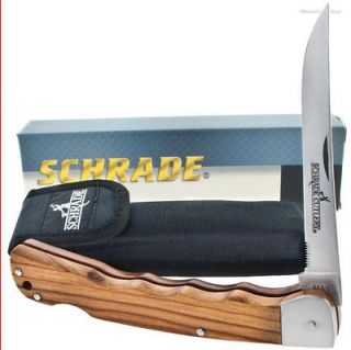 Schrade Old Timer Mighty Angler Fishing/Fisher man Folding Groove
