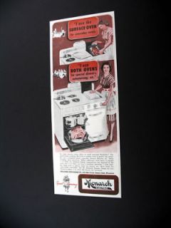 Monarch Electric Range Double Oven 1948 print Ad