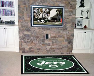 York Jets NFL 5 x 8 Decorative Plush Area Rug Floor Mat by Fan Mats