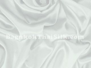 WHITE 45 SATIN FABRIC 4 DRESS DRAPE TABLE CLOTH COSTUME WEDDING AISLE