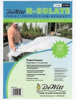 DeWitt N Sulate Supreme Frost Protection Blanket 12x250 1.5 oz