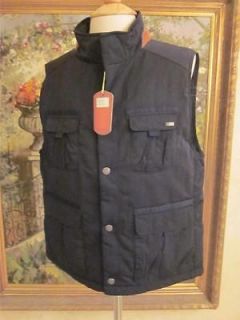 NWT $198~TOMMY BAHAMA~MENS DEEP BLUE WINTER VEST WITH POCKETS~SZ M
