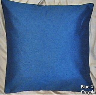 Silk cushion cover Bed decorative pillow case couch throw 12 16 18
