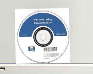 GENUINE HP dx5150 BUSINESS DESKTOP DOCUMENTATION CD KIT # 373987 DN3