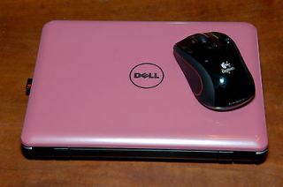 Dell Mini 9 Pink Netbook Inspiron 910 PC Windows XP Webcam WiFi mouse