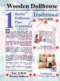 Barbie Dollhouse Plan Traditional NEW by Dennis Day