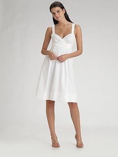 AUTHENTIC Diane von Furstenberg Dessa Jolie Dress WHITE COTTON SIZE
