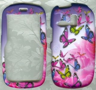 rose butterfly snap on case Samsung r355 R355c Straight Talk Phone