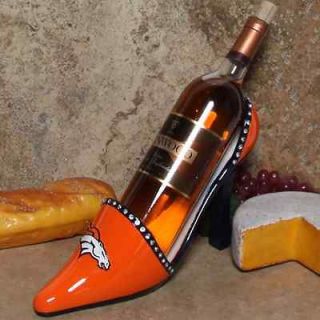 Denver Broncos High Heel Shoe Bottle Holder