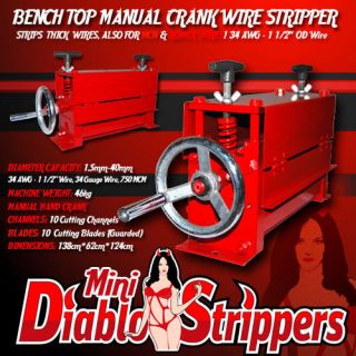 New Diablo Stripper Wire Stripping Machine Cable Copper Scrap Romex up
