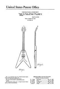 Gibson Guitar Drawings Flying V  Explorer  Moderne