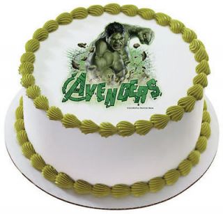Avengers Green Super Hero The HULK Personalized Edible Cake Image