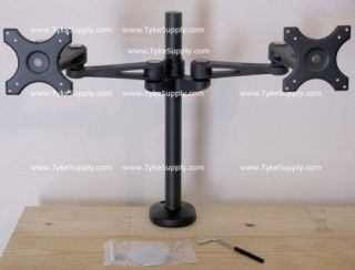 Dual LCD Monitor Stand Grommet Mount upto 24 Monitors