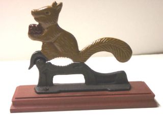 Decorative Cast Iron Squirrel Nut Cracker