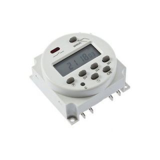 LCD Digital Power Programmable Electronic Timer 12V 16A Weekly Time