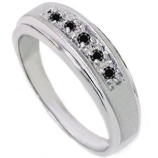 black diamond rings in Wedding & Anniversary Bands