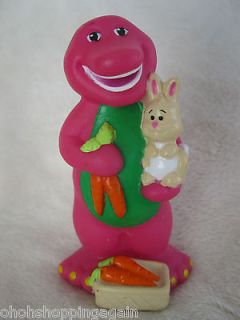 Barney the Purple Dinosaur Plastic Figure Cake Topper 3.25 2001