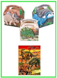 DINOSAUR PARTY SUPPLIES   99p FOR MOST ITEMS   FROM PARTY BAGS & BOXES