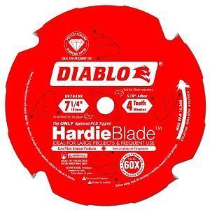 Diablo D0704DH 7 1/4 Tooth Polycrystalline Diamond Tipped Hardie