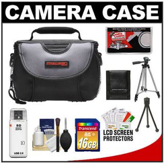 Precision Design PD C15 Digital Camera Case & 16GB +Tripod Kit for