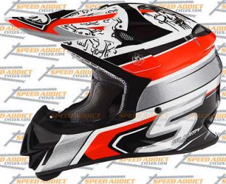 Suomy Mr Jump MX Lazyboy Red Fox Dirt Bike Motocross Helmet X Small