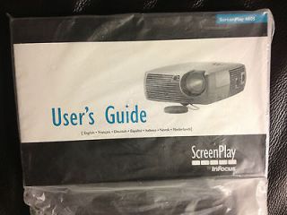 InFocus ScreenPlay 4805 Home Theater Projector Users Guide