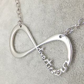Hot New Infinite infinity Directioner Pendant Chain Necklace