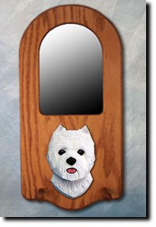 Terrier Portrait Mirror. Home Decor. Dog Wood Products & Gifts