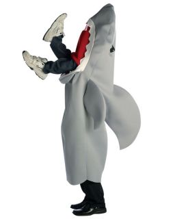 Adult Man Eating Shark Fancy Dress Jaws Costume STD