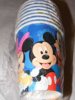 Mickey Minnie Mouse Daisy Donald Duck Goofy Party Cups