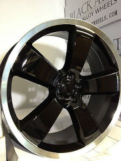 20 Inch Black Dodge Charger SRT 8 Factory OE Replica Wheels Magnum