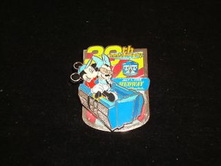 30th Anniversary Wedway People Mover Disney Pin Mickey Minnie LE 1000
