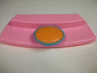 DOLL VINTAGE 80S DREAMHOUSE PIE IN DISH FOOD KITCHEN ACCESSORY ~ EUC
