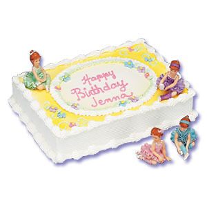 BALLET BALLERINA Doll Party CAKE Decoration Kit Dance
