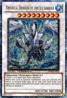 Yugioh Trishula, Dragon of the Ice Barrier DT04 EN092 Duel Terminal