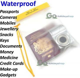 Waterproof Passport Camera Valuables Money Smartphone Bag Pouch Holder