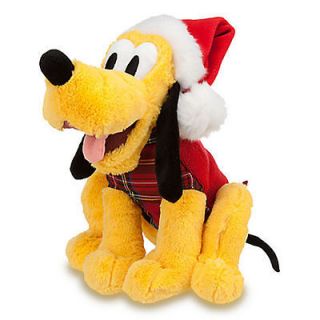 Disney Stuffed Animal Dog Doll Christmas PLUTO HOLIDAY PLUSH TOY Cute