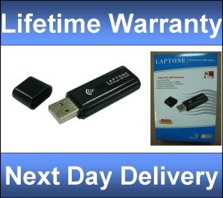 Laptone Wireless N Internet USB Adaptor WiFi LAN Dongle 150Mbps