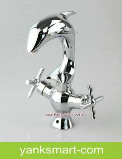 Dolphin Lovely Beautiful Unique Chrome Finish Basin Sink Mixer Tap