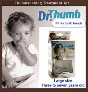 Doctor Thumb Silicon Finger Guard Baby Kid Children Stop Thumbsucking