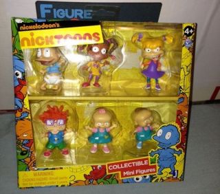 Jazwares Nicktoons Rugrats Box Set Lot of 6 2 Mini Figures Chuckie