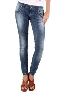 Ladies Indian Rose Denim Faded Skinny Jeans SARA Womens UK Size 4 6 8