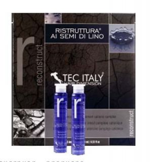 Tec Italy Recunstruct Treatment Al Semi Di Lino 12 pk