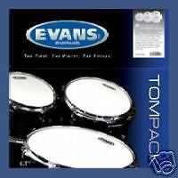Evans G2 Clear Drum Head set 10 12 14 tom Drumheads