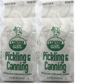 10 Pounds Carey Pickling Salt, 2 5lb Bags, Canning, Preserving, Curing
