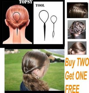 Topsy Tail Braid Hair Maker Ponytail Styling Tools Accessories