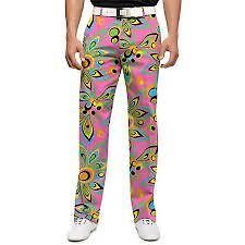 Loudmouth Golf Pants Shagadelic Pink NEW