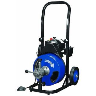 50 Ft. Commercial Power Feed Drain Cleaner Snake With GFCI *New* NOW