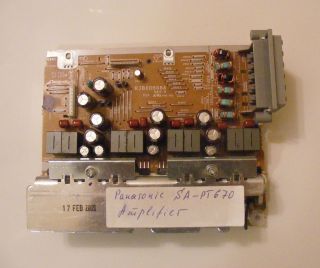 AMPLIFIER BOARD FOR PANASONIC SA PT670 HOME THEATER DVD RECEIVER
